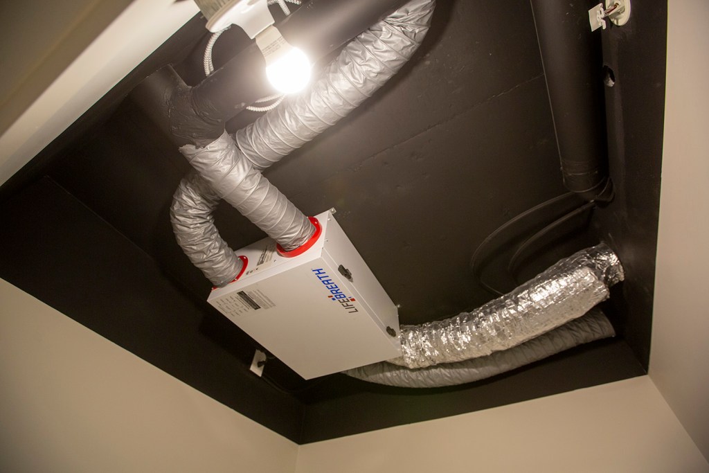 A Lifebreath heat and ventilation unit provides unit independent HVAC and air filtration inside Trico LivingWell on Friday, May 6, 2022. ARYN TOOMBS / FOR LIVEWIRE CALGARY
