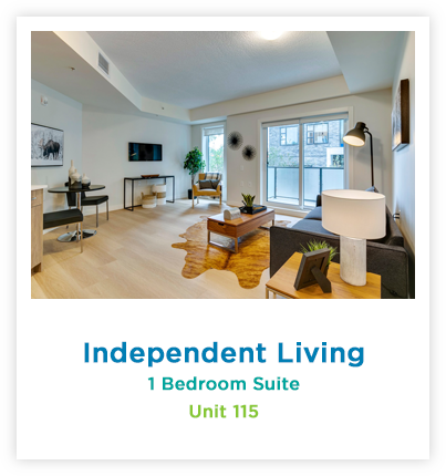Independent Living 1 Bedroom Suite Unit 115\Independent Living - Video & Photo Gallery