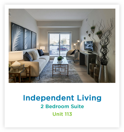 Independent Living 2 Bedroom Suite Unit 112\Independent Living - Video & Photo Gallery